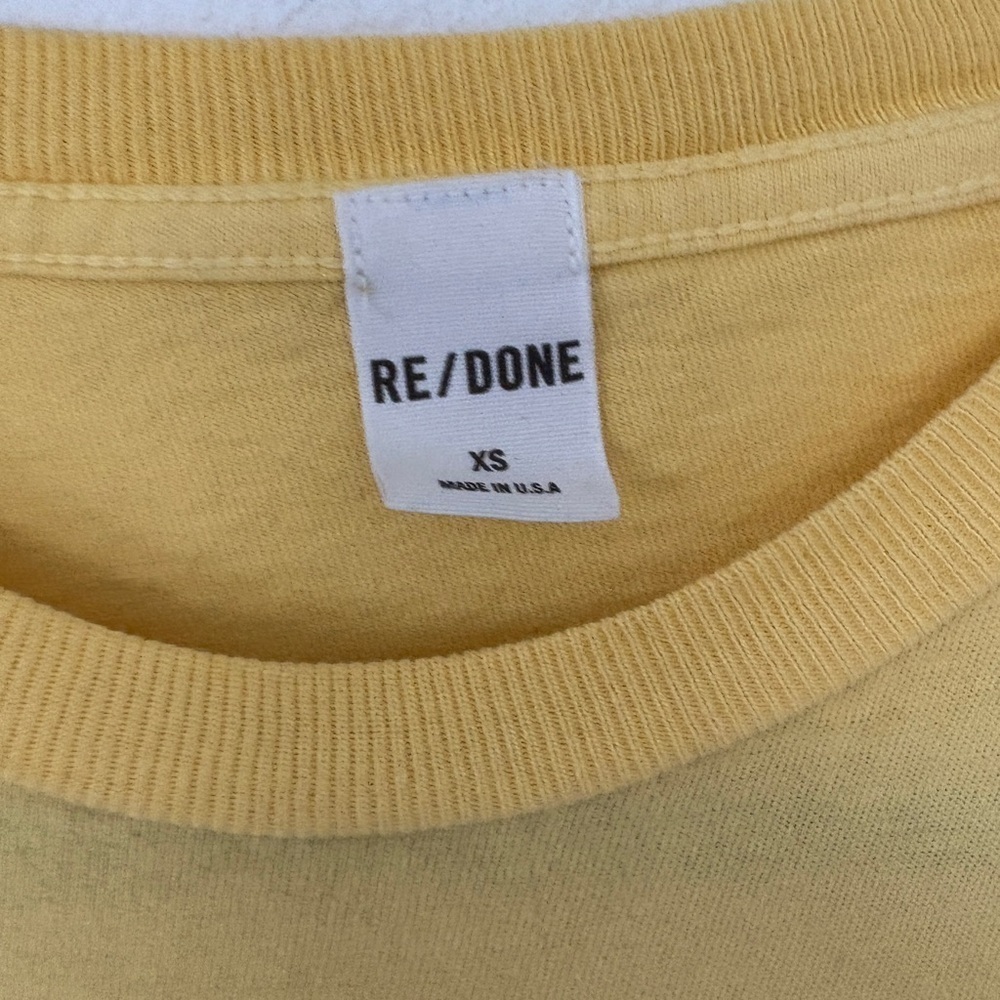 Re/Done Beach Please Classic Cotton T Shirt Pop Art Retro Vintage Litchenstein — image 5 of 8